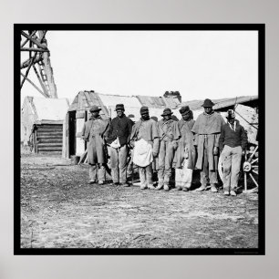 AfroamerikanerTeamsters 1864 Poster