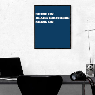 Afroamerikanisch (Schwarz) Motivierend  Poster
