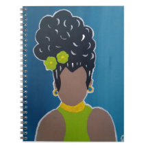 Afroamerikanische Damen-Notizbuch