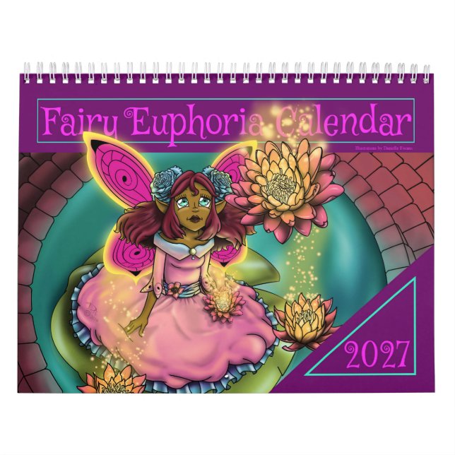 Afroamerikanische Feen 2027 Kalender (Titelbild)