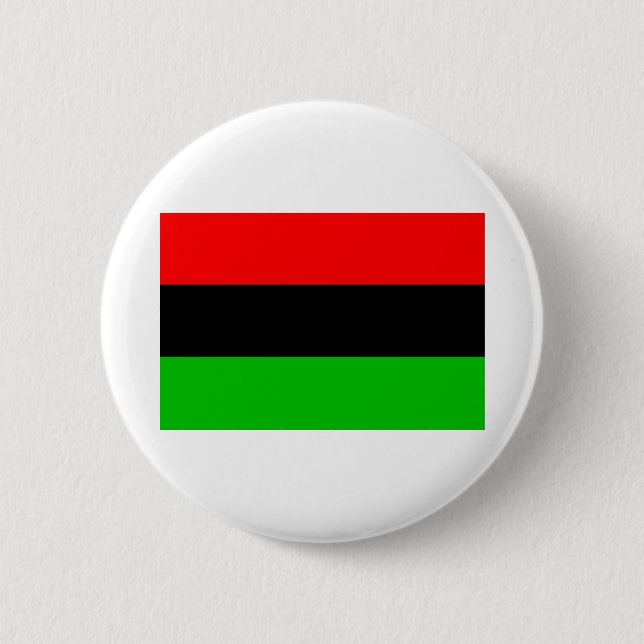 Afroamerikanische Flagge Button (Vorderseite)
