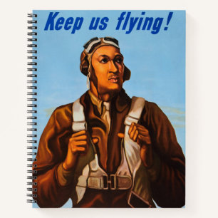 Afroamerikanische Flugpioniere - Jagdflieger des Z Notizbuch