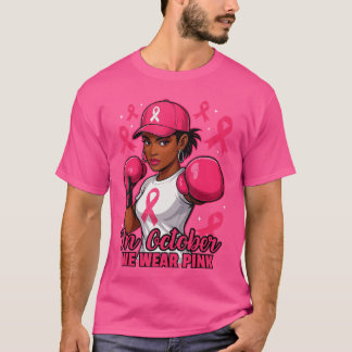 Afroamerikanische Frauen im Oktober tragen wir ros T-Shirt