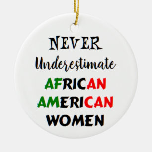 afroamerikanische Frauen Keramik Ornament