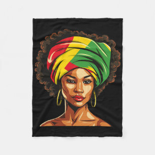 Afroamerikanische Frauen Mädchen Schwarze Geschich Fleecedecke