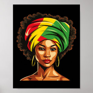 Afroamerikanische Frauen Mädchen Schwarze Geschich Poster