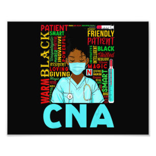 Afroamerikanische Frauen Schwarze Cna Krankenschwe Fotodruck
