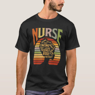 Afroamerikanische Krankenschwester Afroamerikanisc T-Shirt