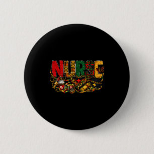 Afroamerikanische Krankenschwester Black History M Button