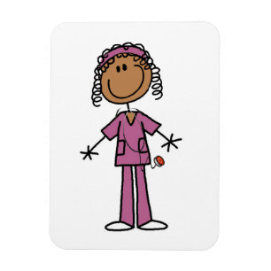Afroamerikanische Krankenschwester Magnet