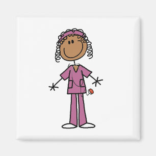 Afroamerikanische Krankenschwester Magnet