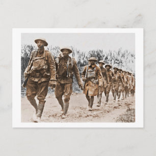 Afroamerikanische Soldaten Erster Weltkrieg Postkarte