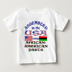Afroamerikanische Teile Baby T-shirt