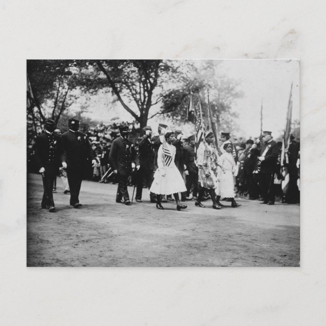 Afroamerikanische Veteranen, New York City, 1912 Postkarte (Vorderseite)