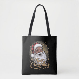Afroamerikanische Weihnachtspyjamas Weihnachtsmann