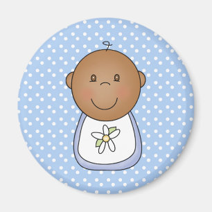 Afroamerikanischer Baby Boy Magnet