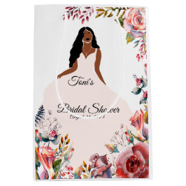 Afroamerikanischer Brautparty-Geschenktasche Mittlere Geschenktüte