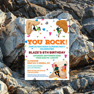Afroamerikanischer Ethnic Rock Climbing Einladung