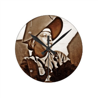 Afroamerikanischer Frauenpatrioten Runde Wanduhr