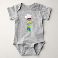 Afroamerikanischer Junge, Backwaren, Bäcker, Bäcke