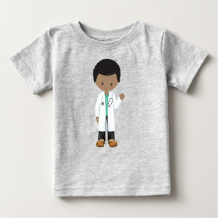 Afroamerikanischer Junge, Doktor, Labrador Coat, M Baby T-shirt