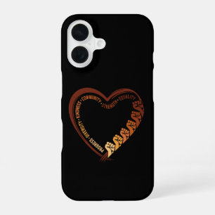 Afroamerikanischer Schwarzer Geschichtsmonat Valen iPhone 16 Hülle