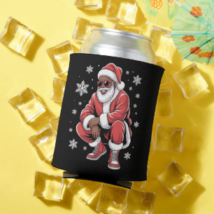 Afroamerikanischer Weihnachts-Pyjama Xmas Afro San Dosenkühler