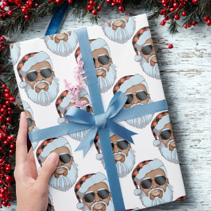 Afroamerikanischer Weihnachtsgeschenk Geschenkpapier