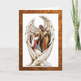 Afroamerikanischer Weihnachtskarten Dankeskarte