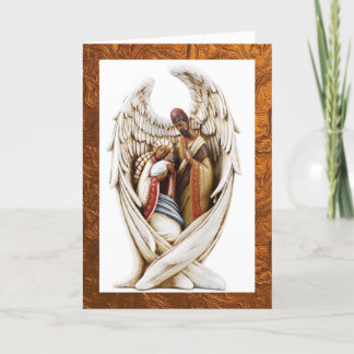 Afroamerikanischer Weihnachtskarten Dankeskarte