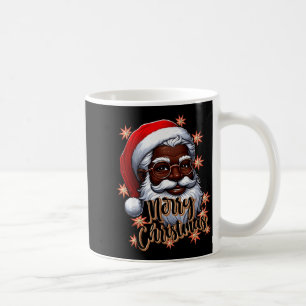 Afroamerikanischer Weihnachtsmann Weihnachts-Pyjam Kaffeetasse