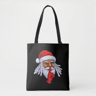 Afroamerikanischer Weihnachtsmann Weihnachtsfeier