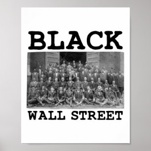 Afroamerikanisches Geschäft Schwarze Geschichte Sc Poster