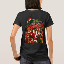 Afroamerikanisches Weihnachts-Shirt Dirty Santa Fr