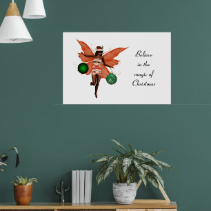 Afroamerikanisches Weihnachtsgebäck Poster