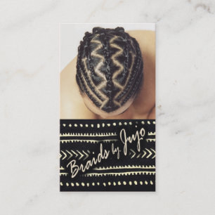 Afrocentric Braids - African Cornrows Hair Stylist Visitenkarte