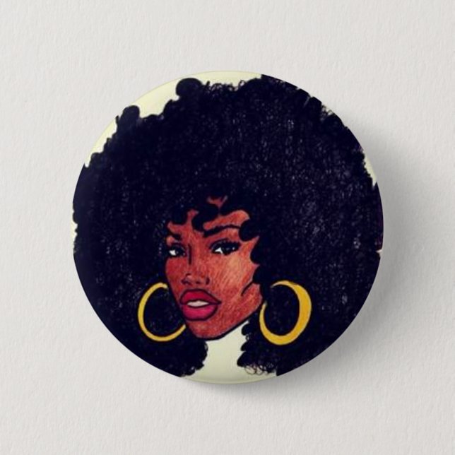 Afrocentric Button (Vorderseite)