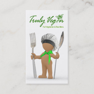 Afrocentric "cooler Koch": Visitenkarte