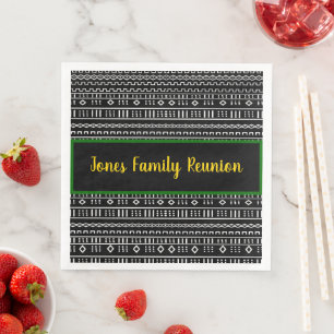 Afrocentric Family Wiedersehen Serviette