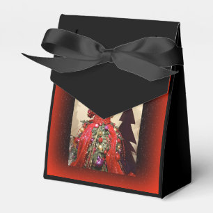 Afrocentric Kleiderform-Mannequin-Weihnachtsbaum Geschenkschachtel