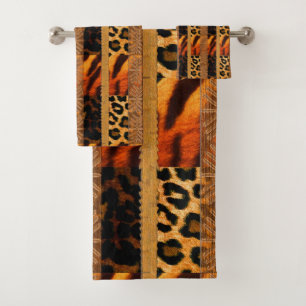 Afrocentric Tribal Safari Badhandtuch Set