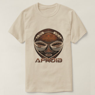 Afroid - Afrofuturismus Cyber-Tribal Afrikanische T-Shirt