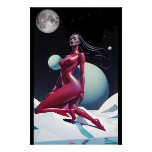 Afronautica - Ken Gage Art Poster
