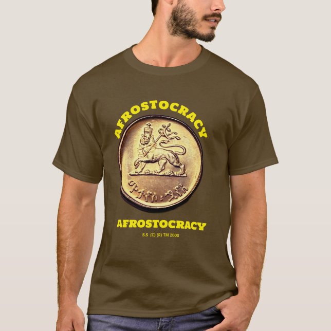 AFROSTOKRATIE-HEMD.  T-Shirt (Vorderseite)