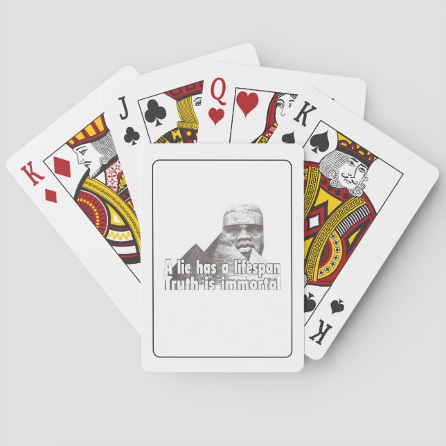 Afrozentrische Größe Spielkarten (Rückseite)