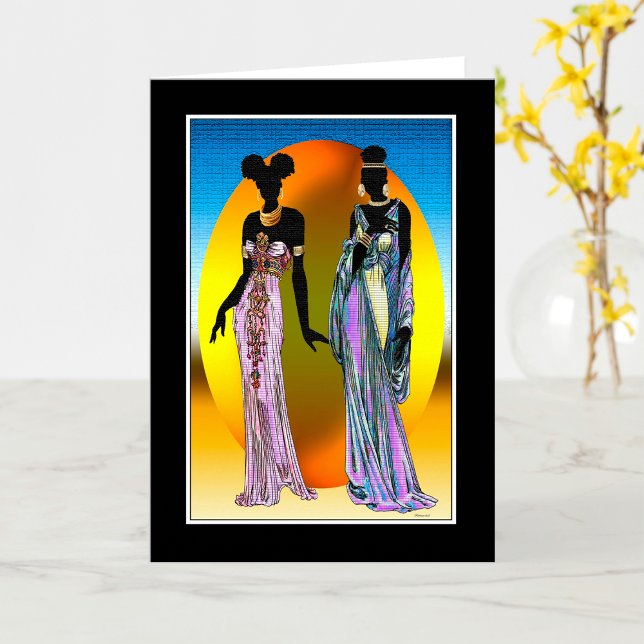 Afrozentrische Kulturzeremonie Karte (Von Creator hochgeladen)