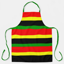Afrozentrische Streifen Schürze