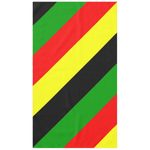 Afrozentrische Streifen Tischdecke
