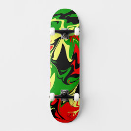 Afrozentrische Wirbel Skateboard