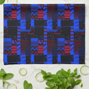 Afrozentrischer geometrischer Druck Geschirrtuch